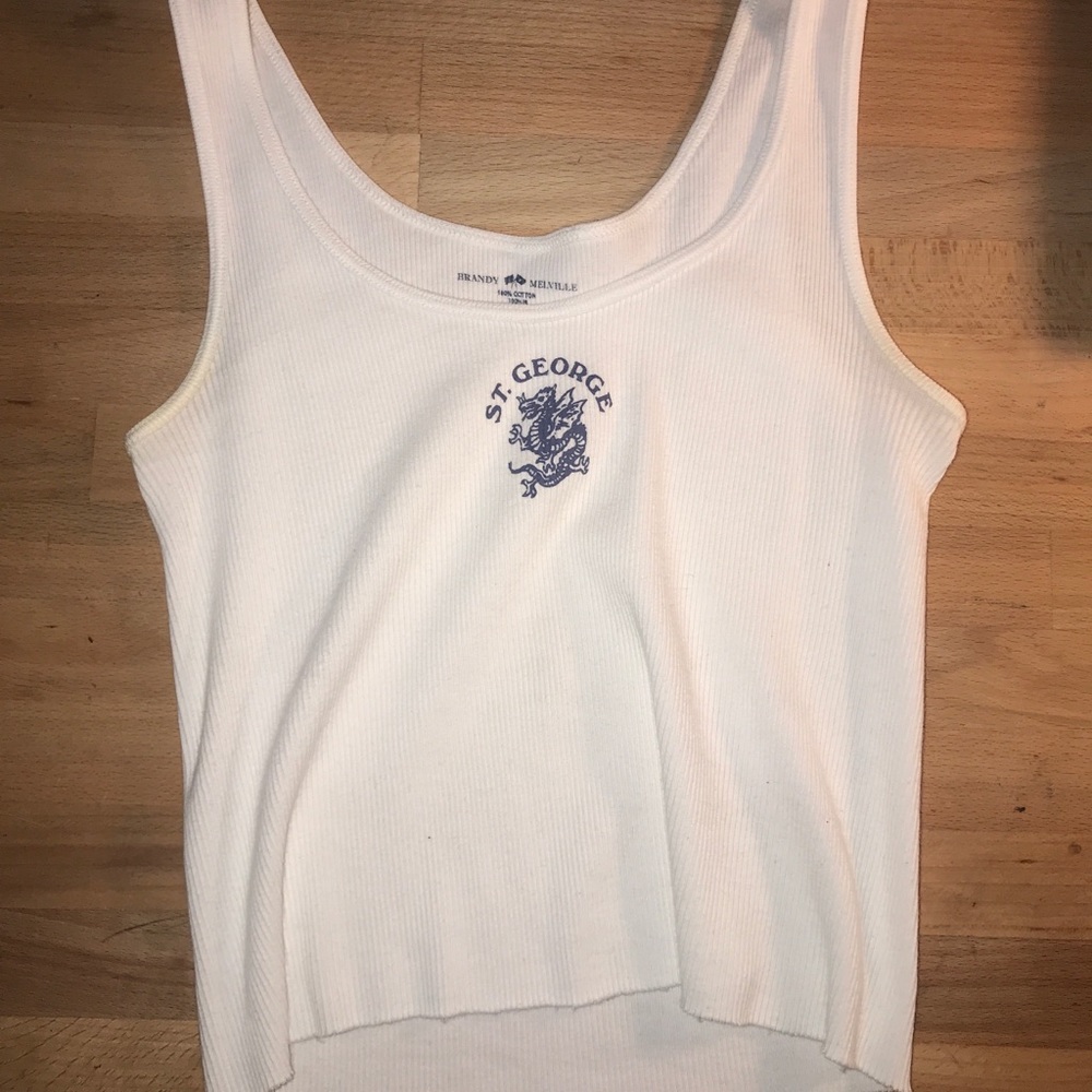 White Brandy Melville Tank Top